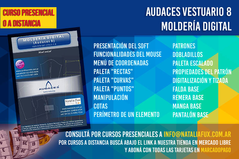 Audaces 8 - moldería digital